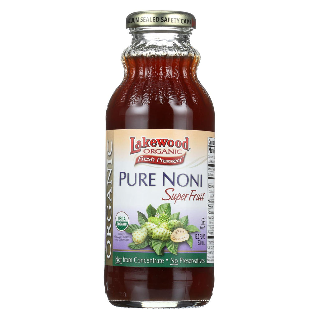 Lakewood Organic Noni Juice - Pure - Superfruit - 12.5 Oz