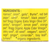 Bragg - Seasoning - Organic - Bragg - Sprinkle - Natural Herbs And Spices - 1.5 Oz - Case Of 12