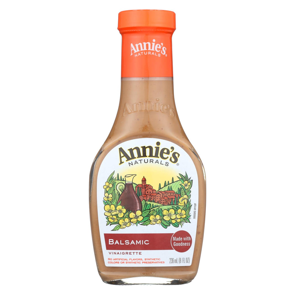 Annie's Naturals Vinaigrette Balsamic - Case Of 6 - 8 Fl Oz.