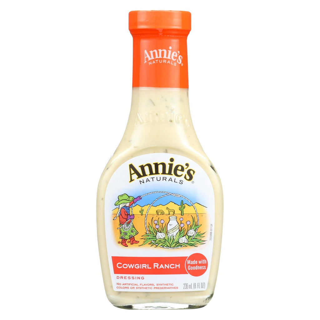 Annie's Naturals Dressing Cowgirl Ranch - Case Of 6 - 8 Fl Oz.