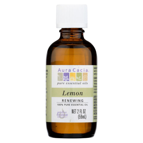 Aura Cacia - Essential Oil - Lemon - 2 Fl Oz