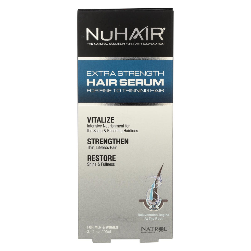 Nuhair Extra Strength Thinning Hair Serum For Men And Women - 3.1 Fl Oz