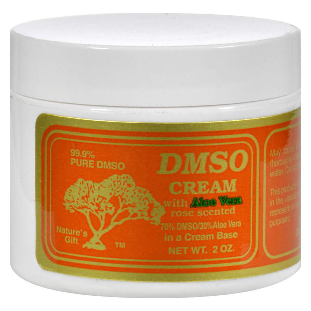 Dmso Cream With Aloe Vera Rose Scented - 2 Oz