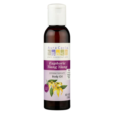 Aura Cacia - Aromatherapy Body Oil Euphoria - 4 Fl Oz