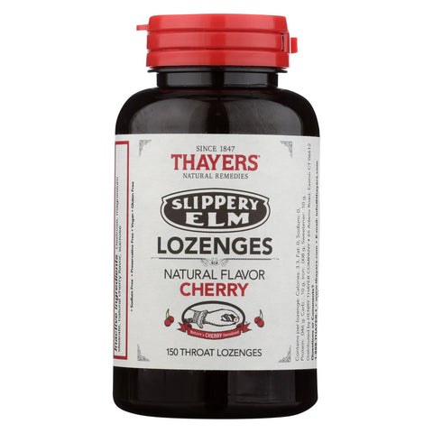 Thayers Slippery Elm Lozenges Cherry - 150 Lozenges