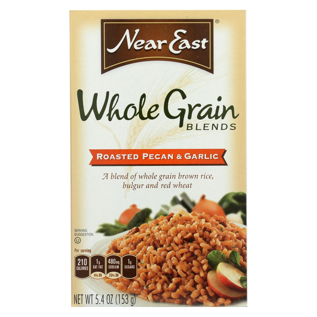 Near East Roasted Whole Grain - Pecan And Garlic - Case Of 12 - 5.4 Oz.