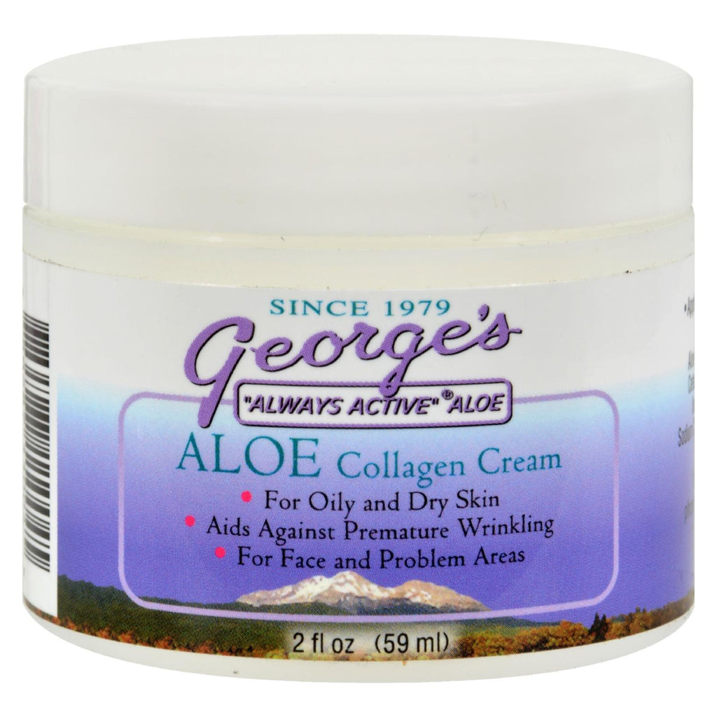 George's Aloe Vera Collagen Cream - 2 Oz