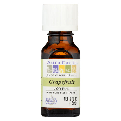 Aura Cacia - Pure Essential Oil Grapefruit - 0.5 Fl Oz