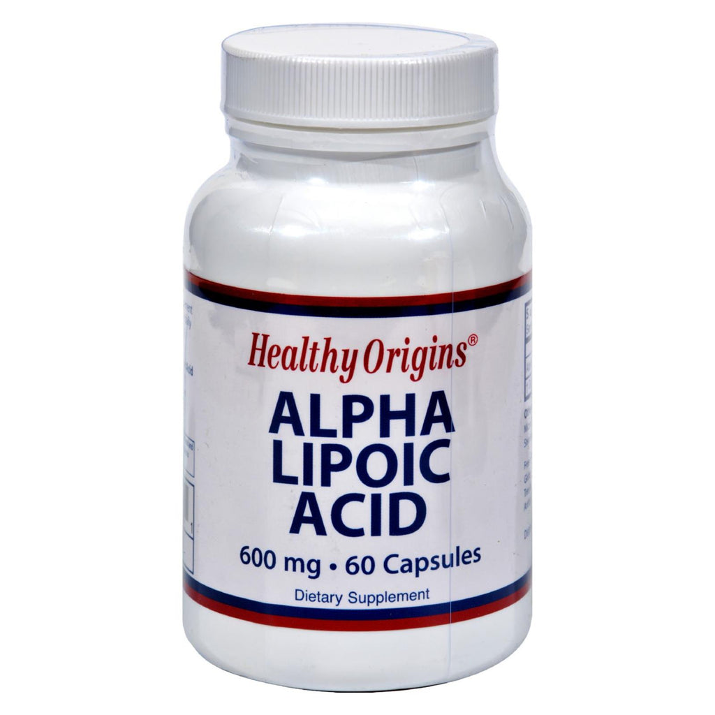 Healthy Origins Alpha Lipoic Acid - 600 Mg - 60 Capsules