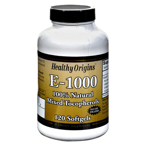 Healthy Origins E-1000 - 1000 Iu - 120 Softgels