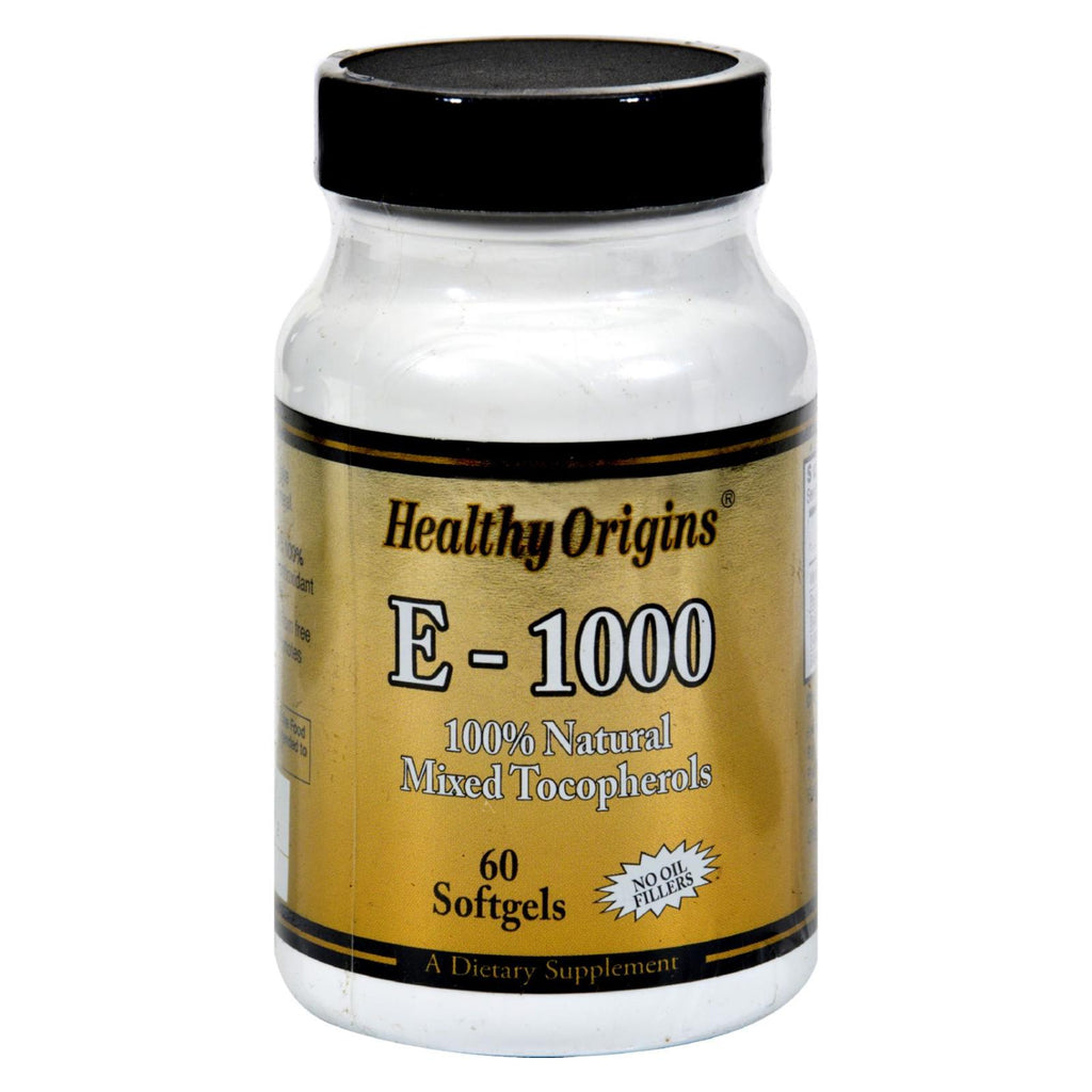 Healthy Origins E-1000 - 1000 Iu - 60 Softgels