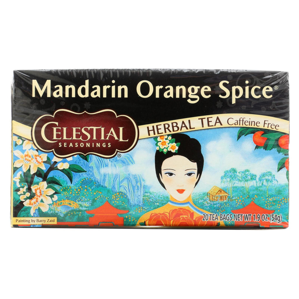 Celestial Seasonings Herbal Tea Caffeine Free Mandarin Orange Spice - 20 Tea Bags - Case Of 6