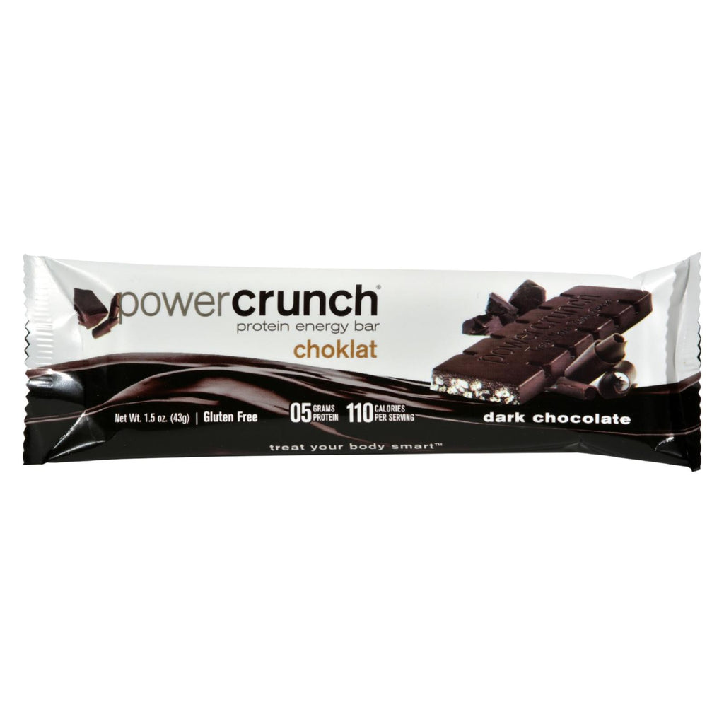 Power Crunch Bar - Dark Chocolate - Case Of 12 - 1.4 Oz