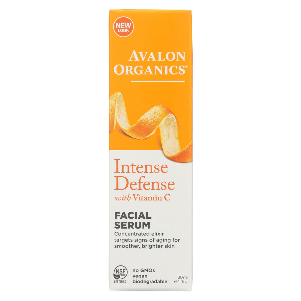 Avalon Organics Vitality Facial Serum Vitamin C - 1 Fl Oz