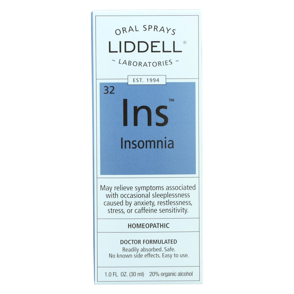 Liddell Homeopathic Insomnia - 1 Fl Oz