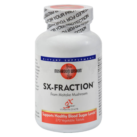 Mushroom Wisdom Sx- Fraction - 270 Vegetable Tablets