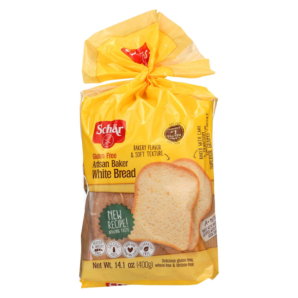 Schar Artisan Baker Bread - White - Case Of 6 - 14.1 Oz.