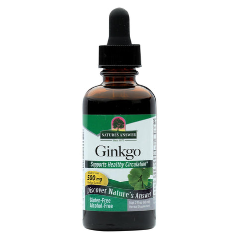 Nature's Answer - Ginkgo Leaf Alcohol Free - 2 Fl Oz