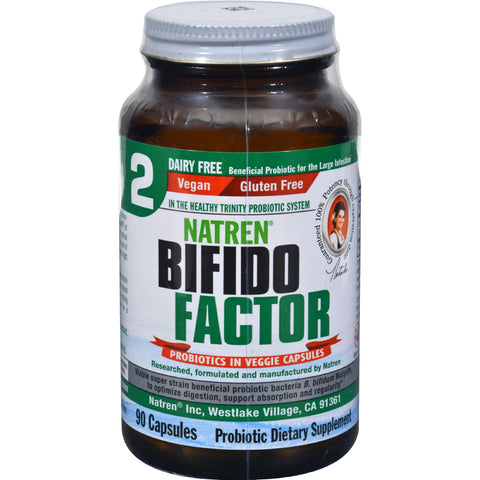 Natren Bifido Factor Dairy Free - 90 Capsules