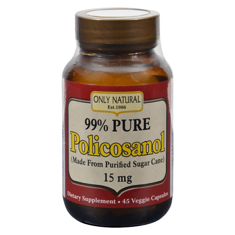 Only Natural Policosanol - 45 Vegetarian Capsules