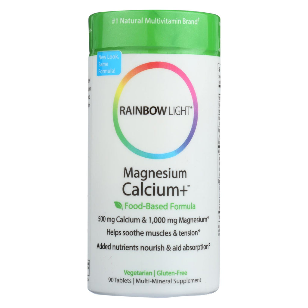 Rainbow Light Magnesium Calcium Plus - 90 Tablets