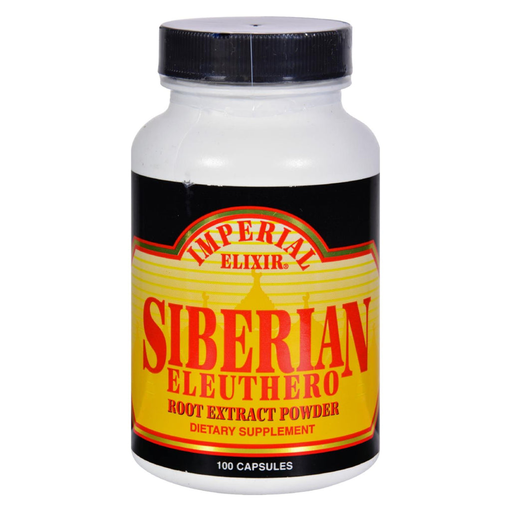 Imperial Elixir Ginseng - Siberian Eleuthero - 2500 Mg - 100 Capsules