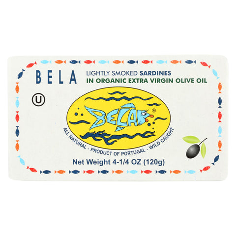 Bela-olhao Sardines In Olive Oil - 4.25 Oz - Case Of 12