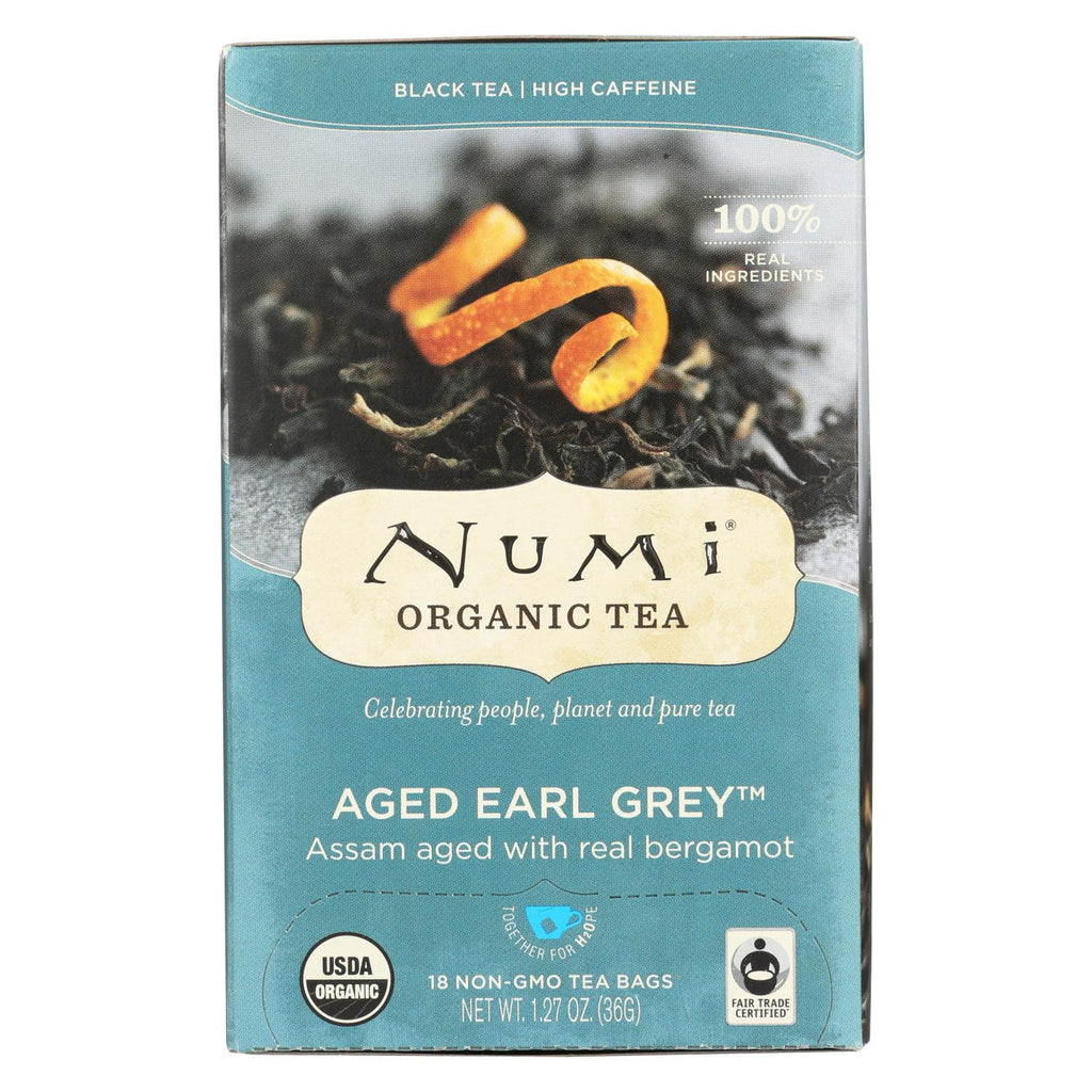 Numi Tea Organic Aged Earl Grey - Black Tea - 18 Bags