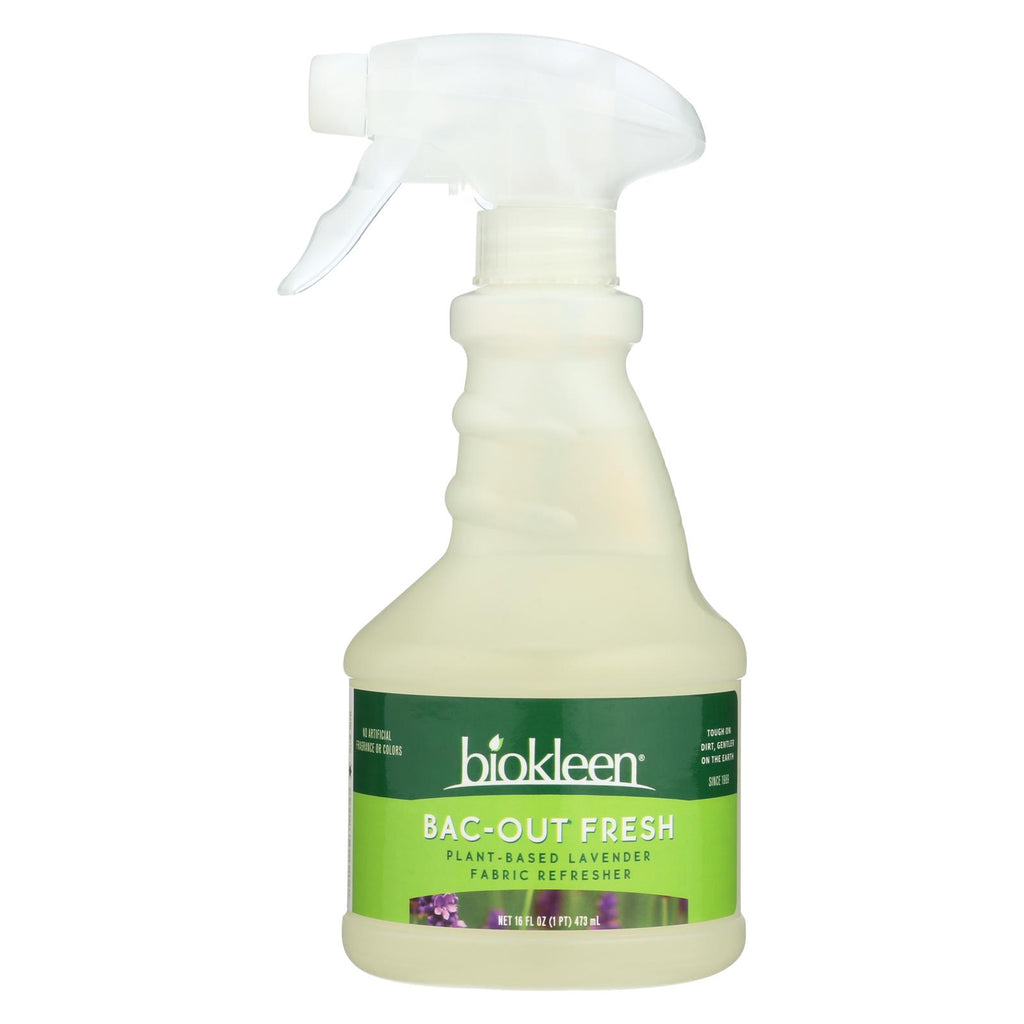 Biokleen Bac-out Fresh Natural Fabric Refresher - Lavender - Case Of 6 - 16 Oz