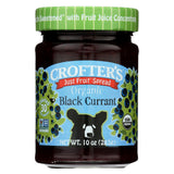 Crofters Fruit Spread - Organic - Just Fruit - Black Currant - 10 Oz - Case Of 6