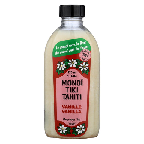 Monoi Tiare Tahiti Coconut Oil Vanilla - 4 Fl Oz