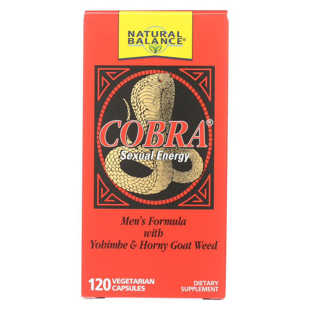 Natural Balance Cobra Sexual Energy - 120 Vegetarian Capsules