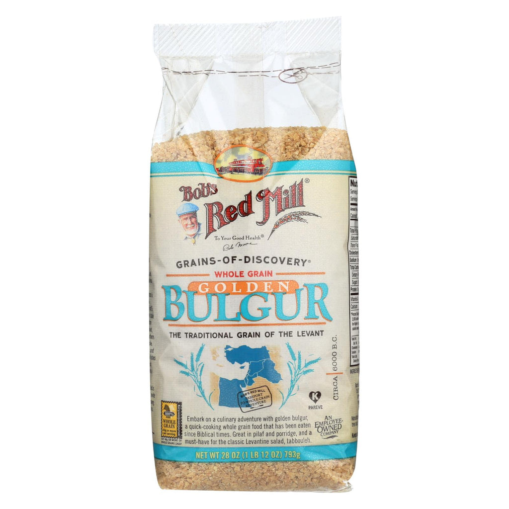 Bob's Red Mill - Golden Bulgur - Soft White Wheat Ala - 28 Oz - Case Of 4