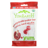 Yummy Earth Organic Candy Drops Pomegranate Pucker - 3.3 Oz - Case Of 6