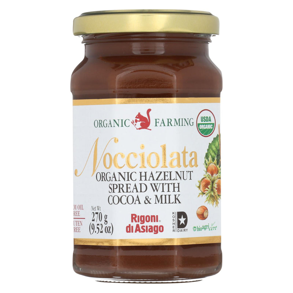 Nocciolata Organic Spread - Hazelnut - Case Of 6 - 9.52 Oz.