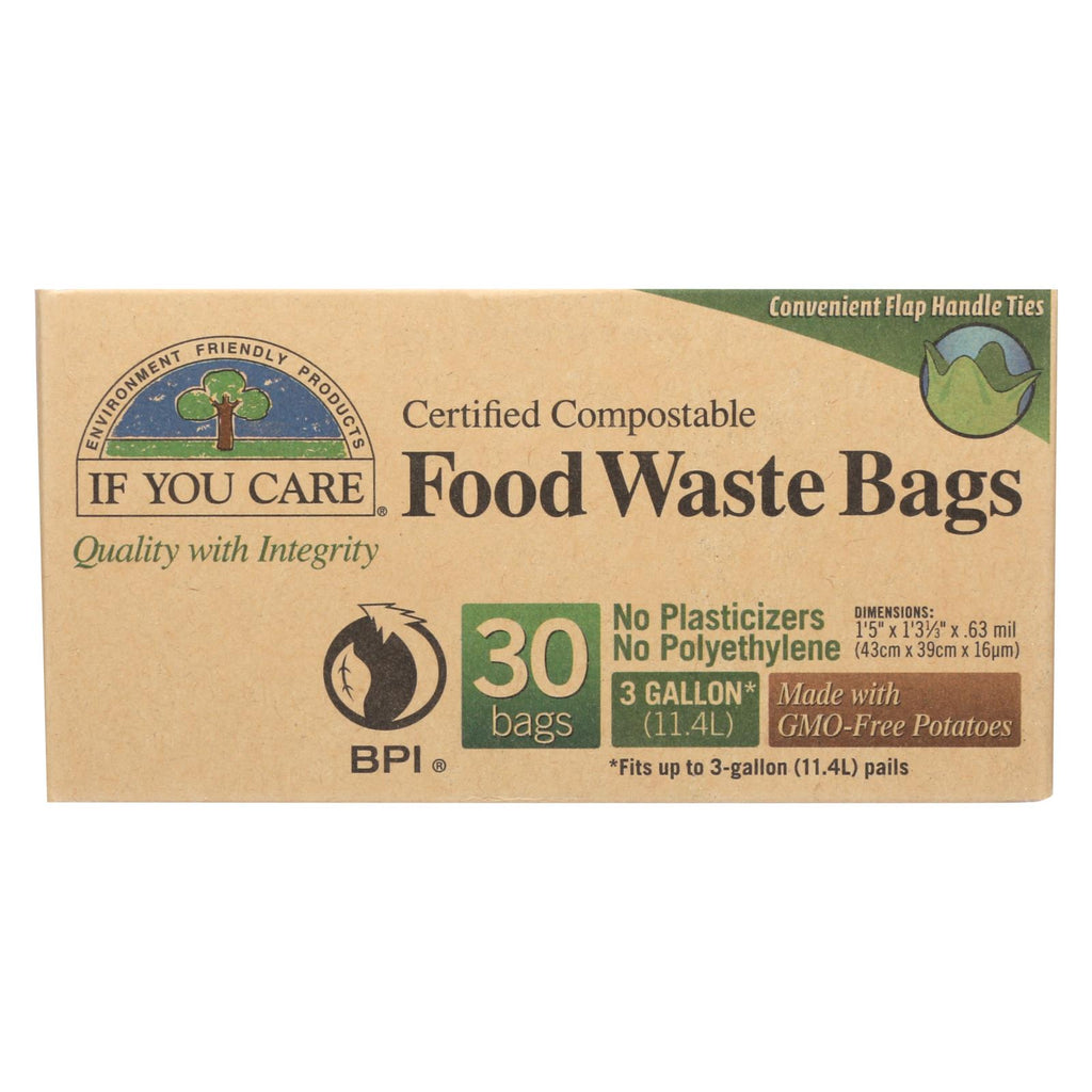 If You Care Trash Bags - Recycled - Case Of 12 - 30 Count