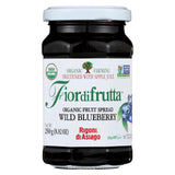 Fiordifrutta Organic Fruit Spread Wild Blueberry - Fruit Spread Wild Blueberry - Case Of 6 - 8.82 Oz.