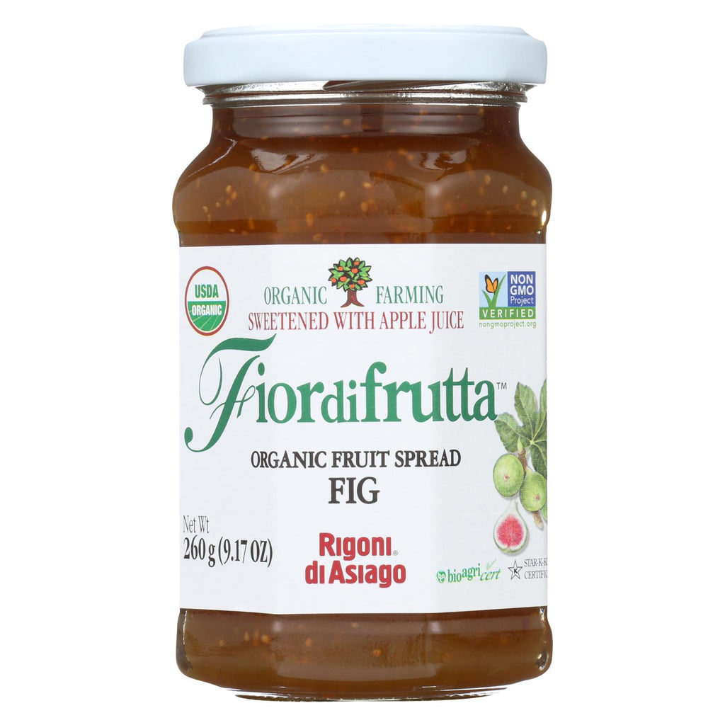 Fiordifrutta Organic Fruit Spread Fig - Fruit Spread Fig - Case Of 6 - 9.17 Oz.