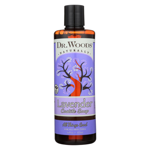 Dr. Woods Castile Soap Soothing Lavender - 16 Fl Oz