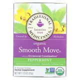 Traditional Medicinals Organic Smooth Move Peppermint Herbal Tea - 16 Tea Bags - Case Of 6