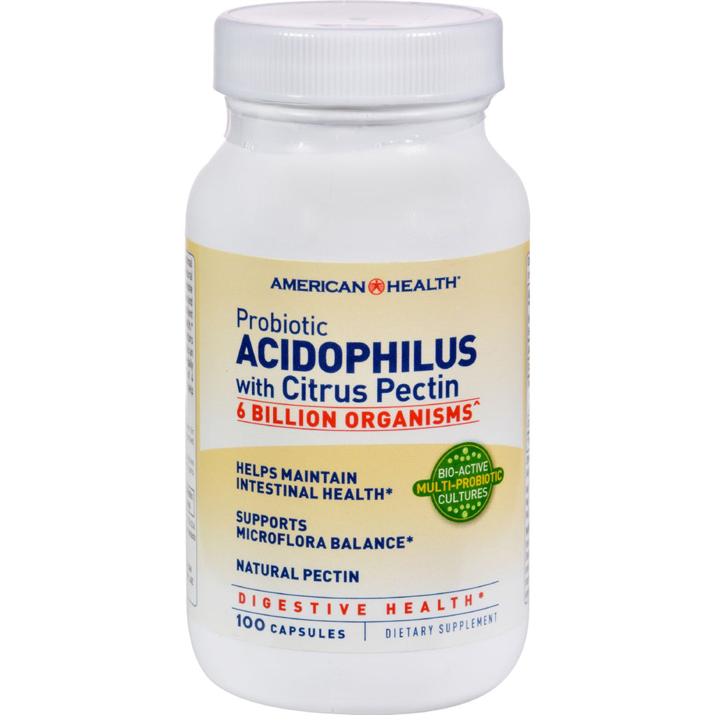 American Health - Probiotic Acidophilus With Pectin - 100 Capsules