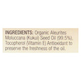 Life-flo Pure Kukui Oil Organic - 4 Fl Oz