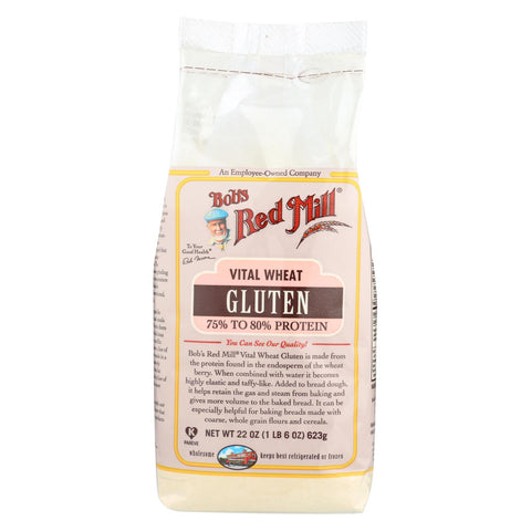 Bob's Red Mill - Vital Wheat Gluten Flour - 22 Oz - Case Of 4