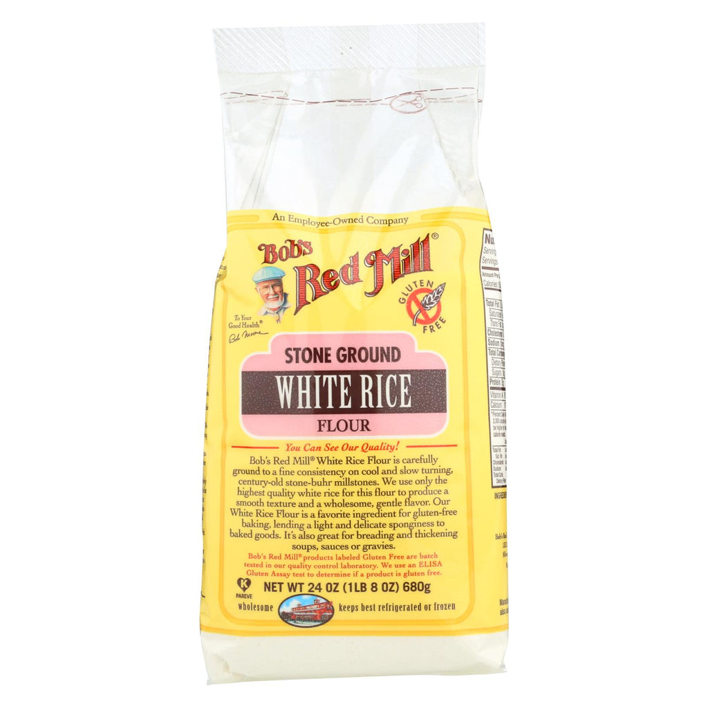 Bob's Red Mill - Gluten Free White Rice Flour - 24 Oz - Case Of 4