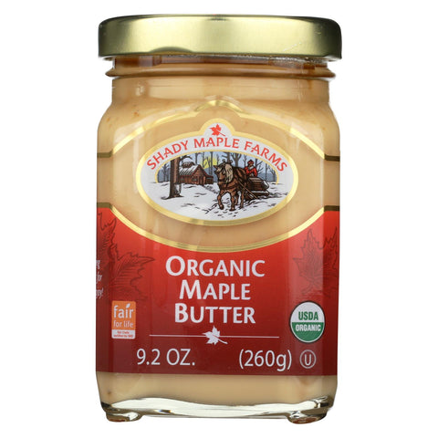 Shady Maple Farms 100 Percent Pure Organic Maple Butter - Case Of 8 - 9.2 Oz.