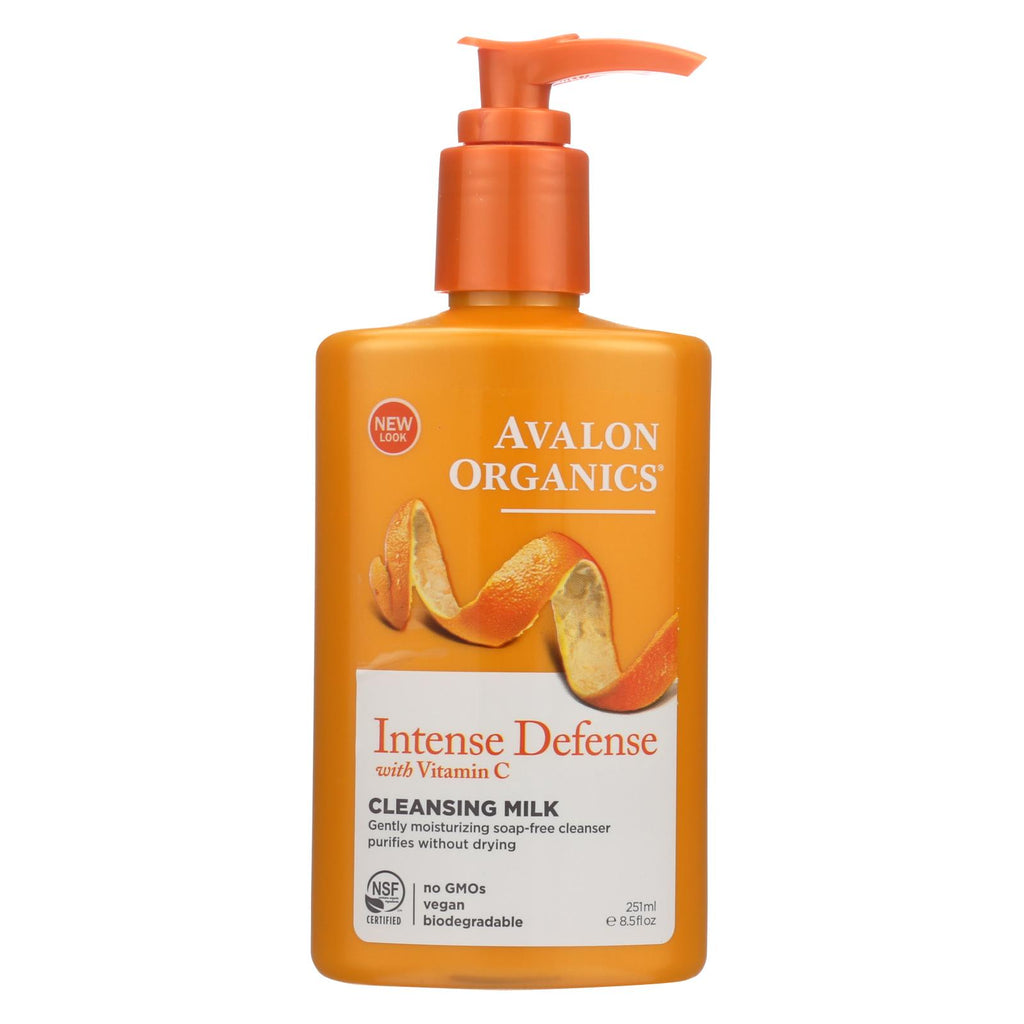 Avalon Organics Hydrating Cleansing Milk Vitamin C - 8.5 Fl Oz