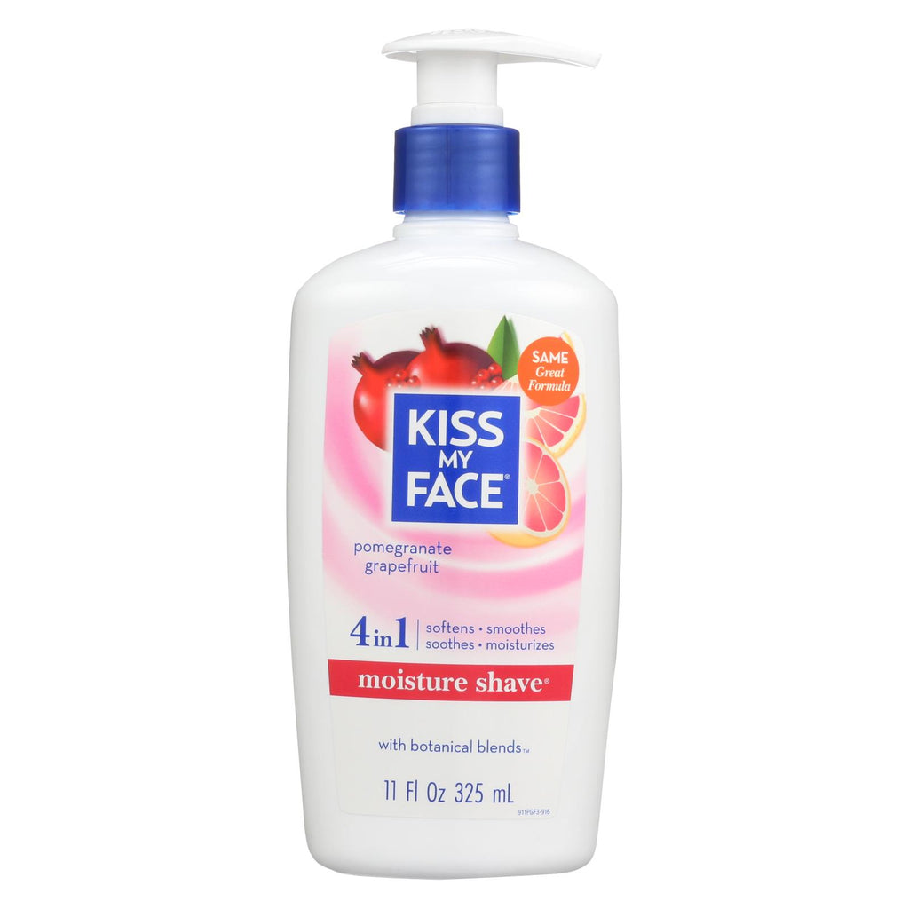 Kiss My Face Moisture Shave Pomegranate Grapefruit - 11 Oz