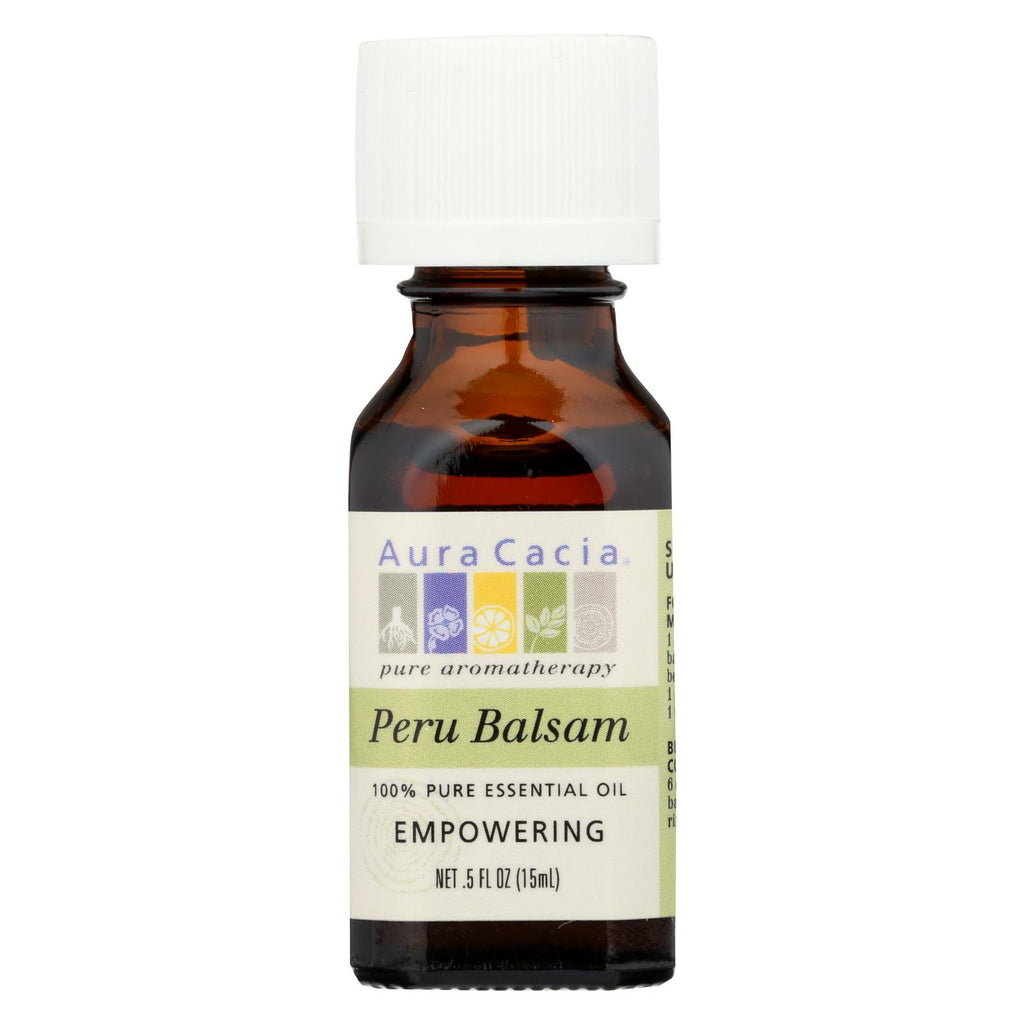 Aura Cacia - Pure Essential Oil Peru Balsam - 0.5 Fl Oz