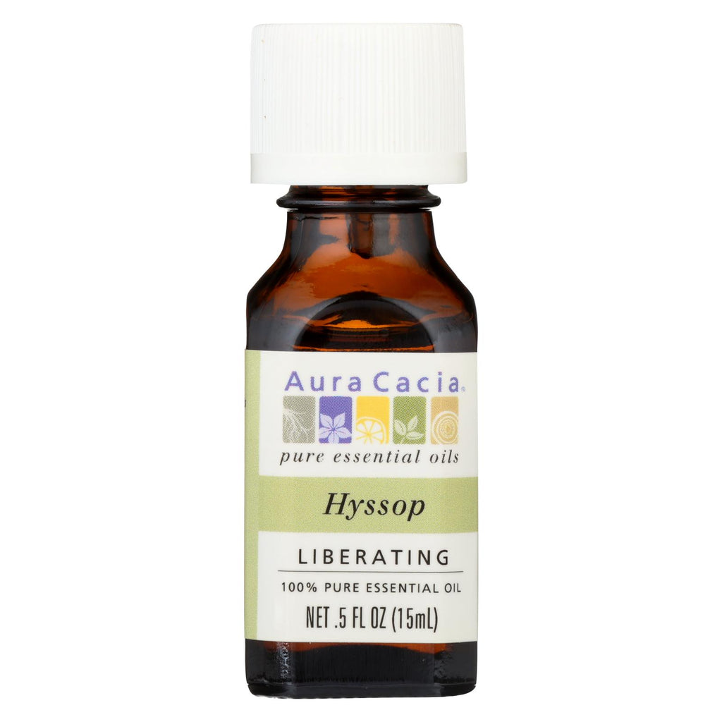 Aura Cacia - 100% Pure Essential Oil Hyssop Liberating - .5 Oz