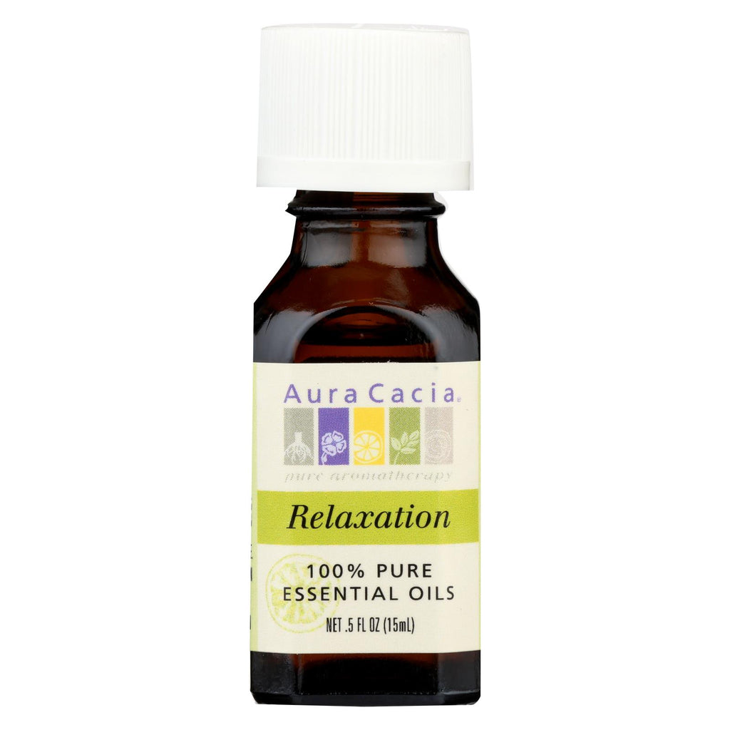 Aura Cacia - Relaxation Essential Oil Blend - 0.5 Fl Oz